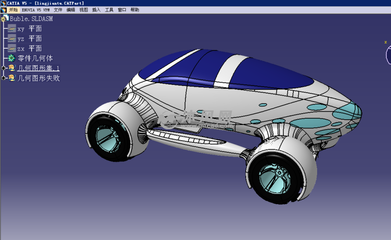 创意海底车设计模型